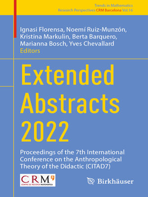 cover image of Extended Abstracts 2022